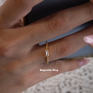 Baguetter Diamond Ring