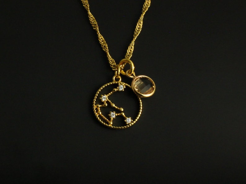 Make-A-Wish Constellation Necklace (Gold/Silver) main image 0