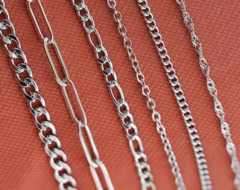 ■VINTAGE HOLLYWOOD■ Twist Leaf Chain Necklace VH2379NE007B 14K Gold Diamond Twist over 925 Sterling Silver Rope 1.2mm