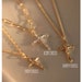 Gold Filled Cross Necklace, Dainty Cross Necklace, Crystal Cross Necklace, Icon, Unisex, Personalized Gift for mom, Christmas Gift 