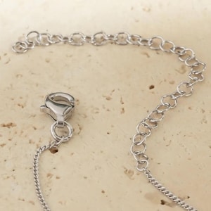 18K Gold Chain Necklace, Cable Chain, Paperclip Chain, Twist Chain, Figaro, Curb Chain, Pearl Bead Chain, Chain for kids, Mothers Day Gift afbeelding 7