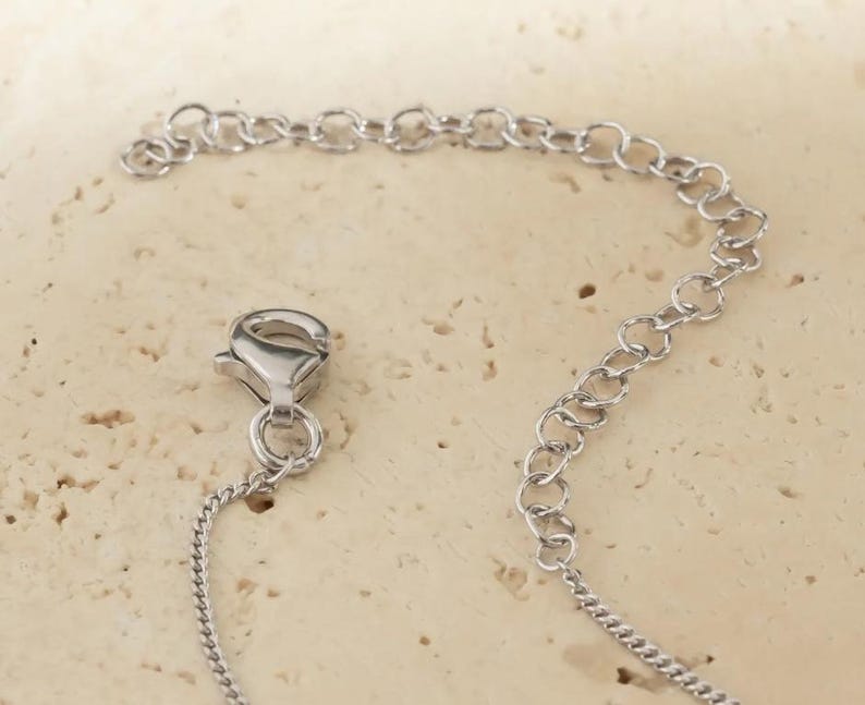 18K Gold Chain Necklace, Cable Chain, Paperclip Chain, Twist Chain, Figaro, Curb Chain, Pearl Bead Chain, Chain for kids, Mothers Day Gift afbeelding 7