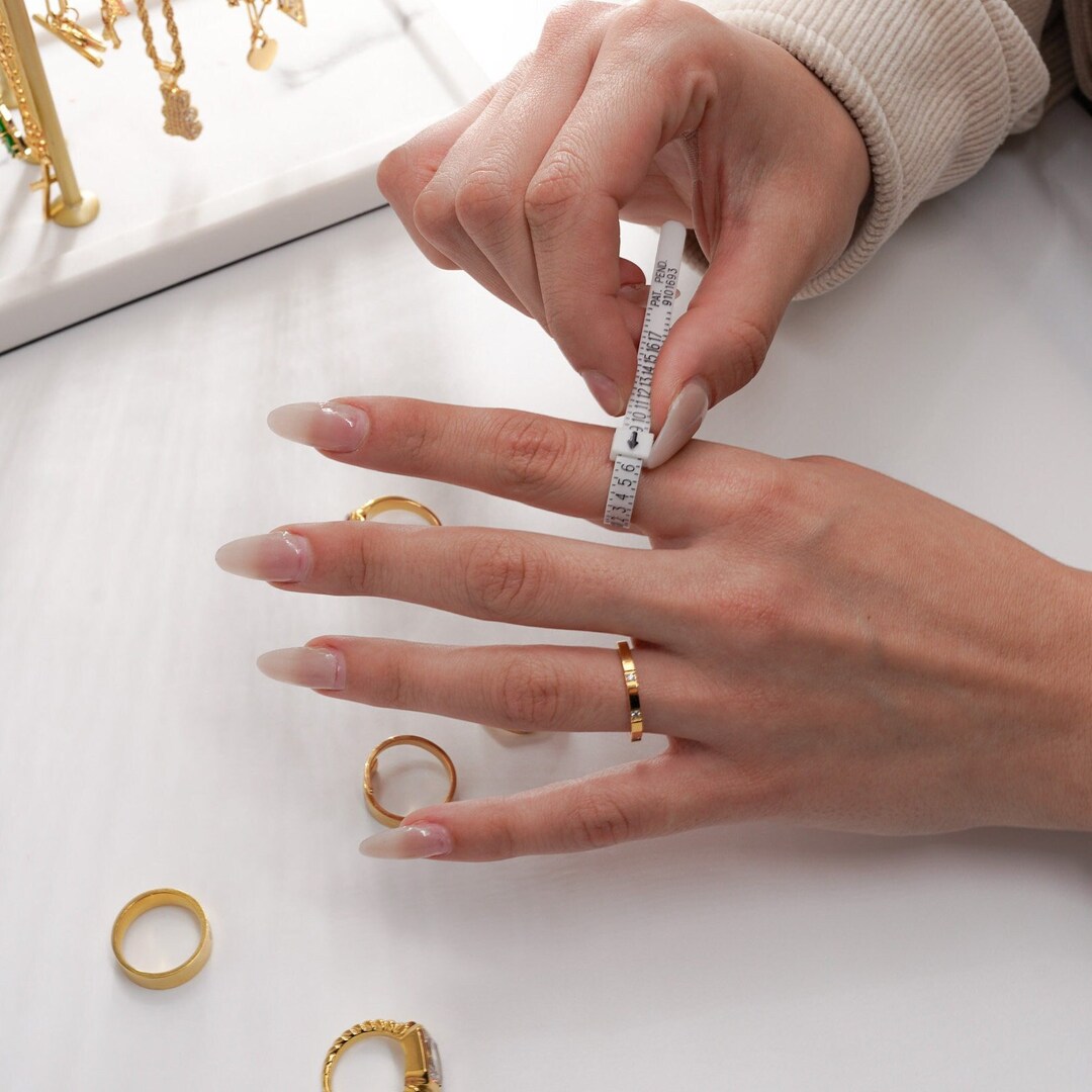 Ring Sizer, Reusable Ring Sizer, Plastic Ring Sizer, Finger Sizer, Ring