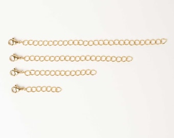 18K Gold Necklace Extender, Removable Extender, Chain Extender, Necklace Extension, Chain Lengthener, WATERPROOF, Hypoallergenic