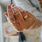 Gold Stacking Rings