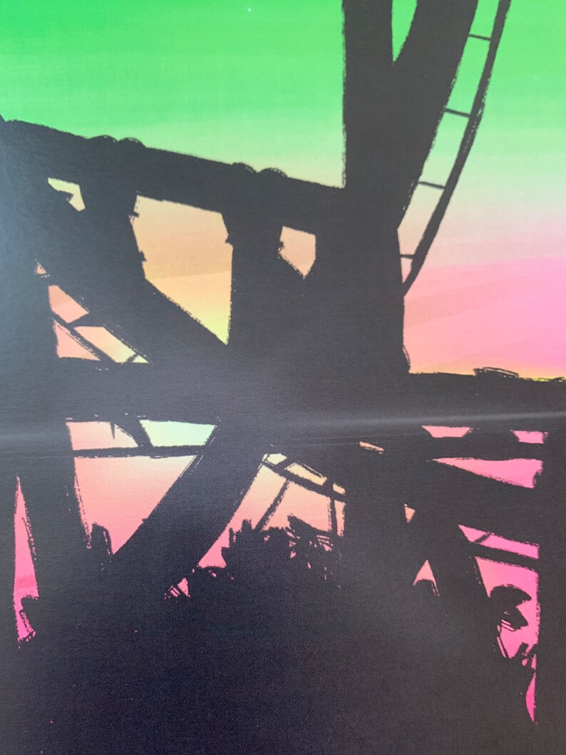Raptor Sunset Print - Etsy