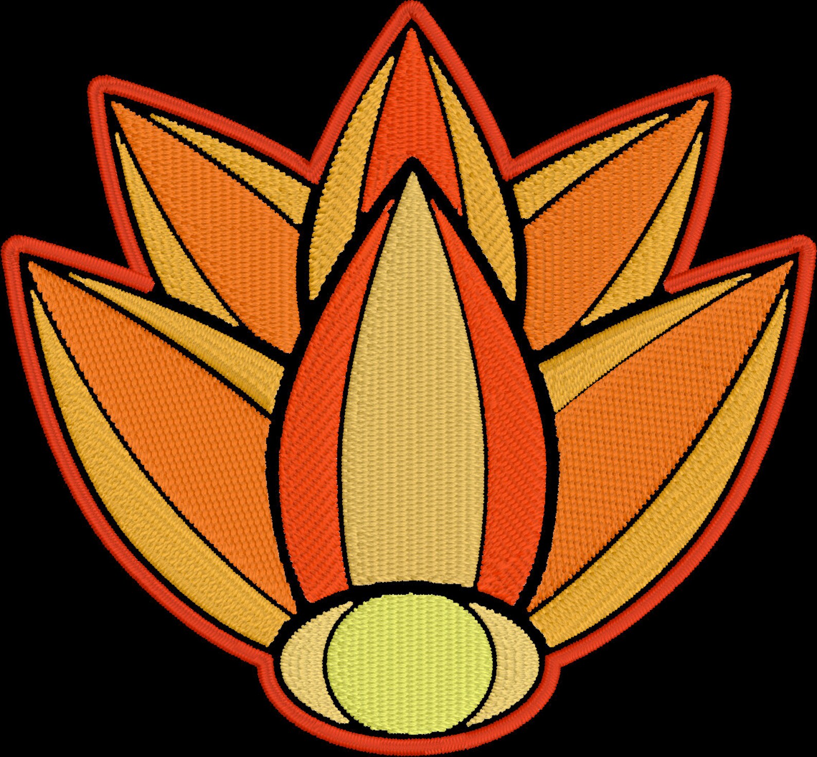 Machine Embroidery design lotus Etsy