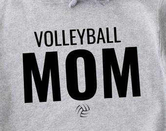 Sweat à capuche sport personnalisé pour maman, jour du match, ajoutez un numéro de joueur ou une icône, volley-ball, baseball, basket-ball, cadeau pour maman, chemise sport pour maman