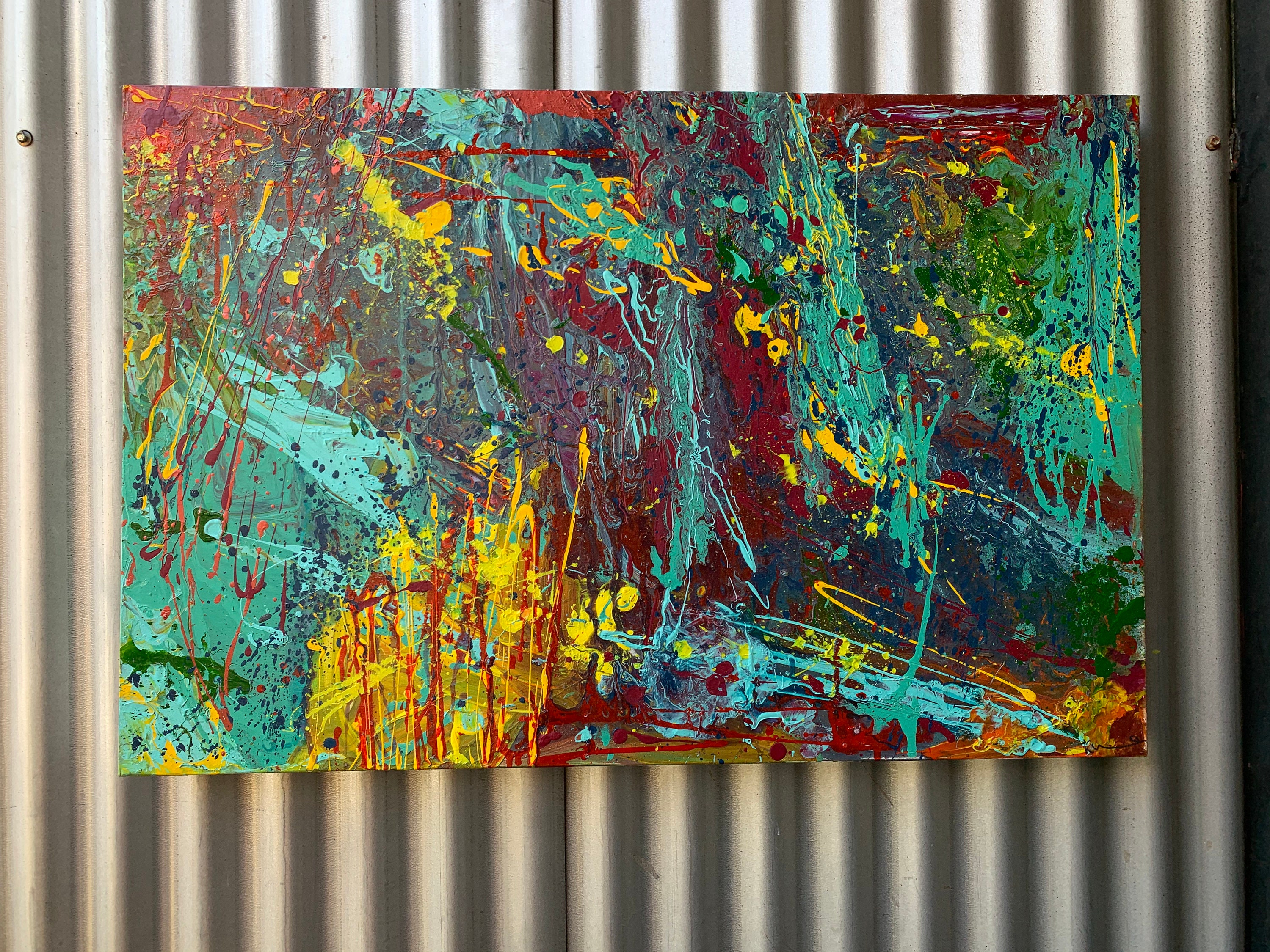 M.kummer Abstract Art Painting on Canvas Etsy Australia