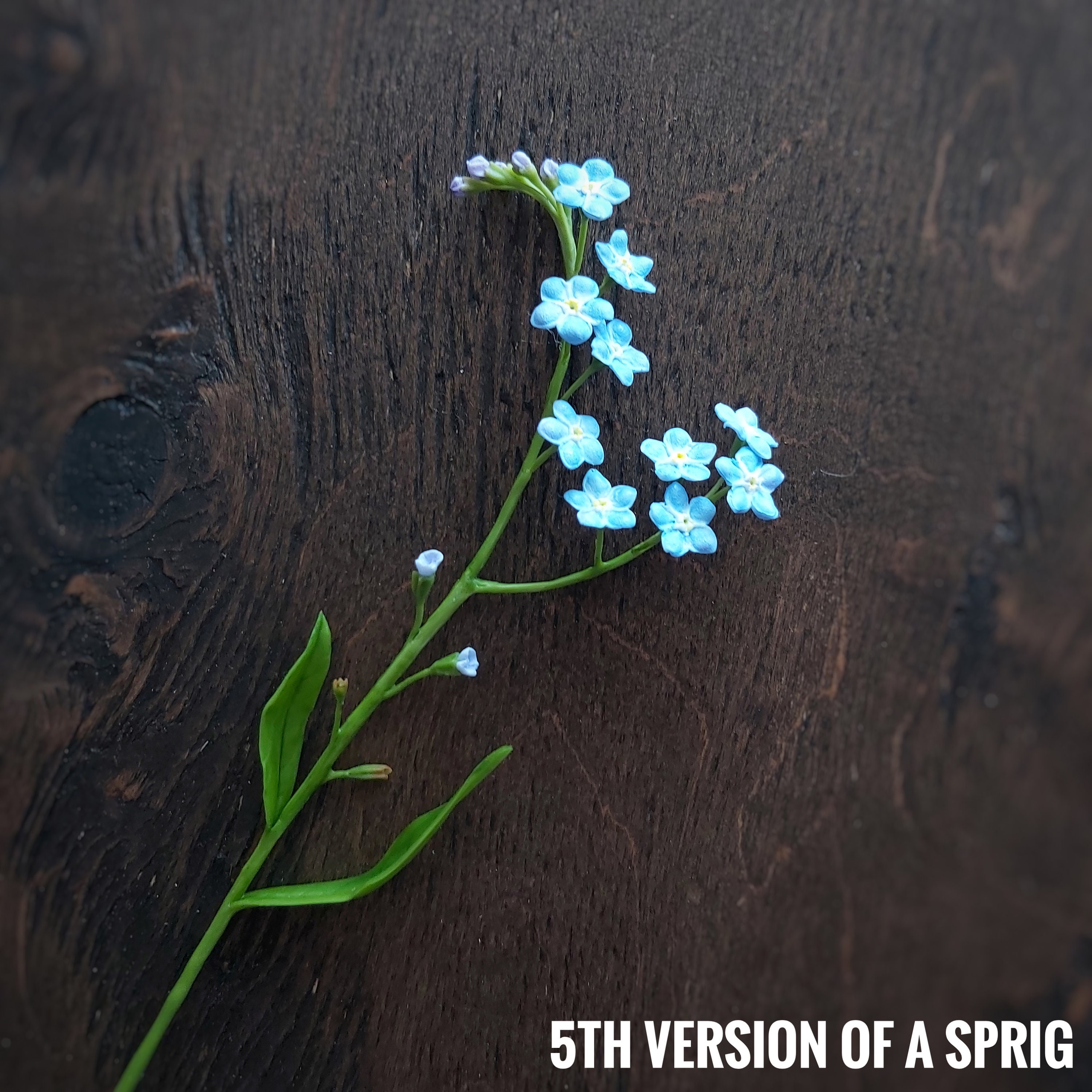 me not artificial flowers fake flowers bouquet Etsy