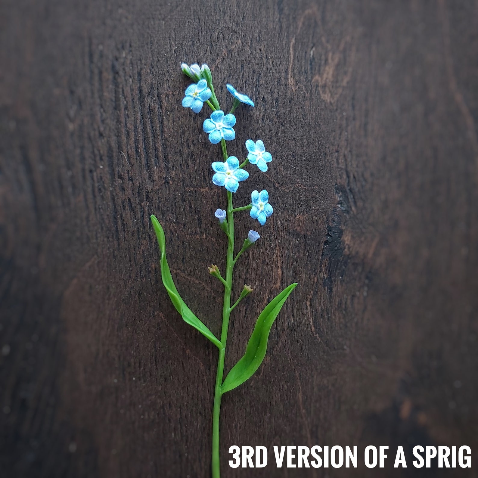 me not artificial flowers fake flowers bouquet Etsy