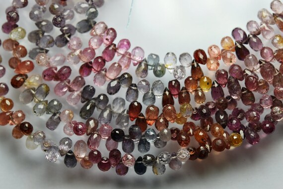 16 Inches Long Strand,Natural Burma Pink Spinel Faceted Rondelles Size 4-2.25mm 003