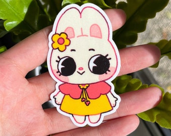 Lumi the Bun Sticker | Matte Laminated Vinyl, Diecut sticker