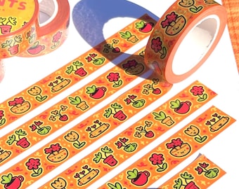 Plants and Flowers Washi Tape - Tape for Journaling and Sketchbooks