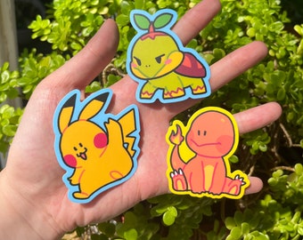 Derpy Creatures, Matte Vinyl Waterproof Diecut Stickers | Water Bottle Laptop Sticker | Journaling Sticker