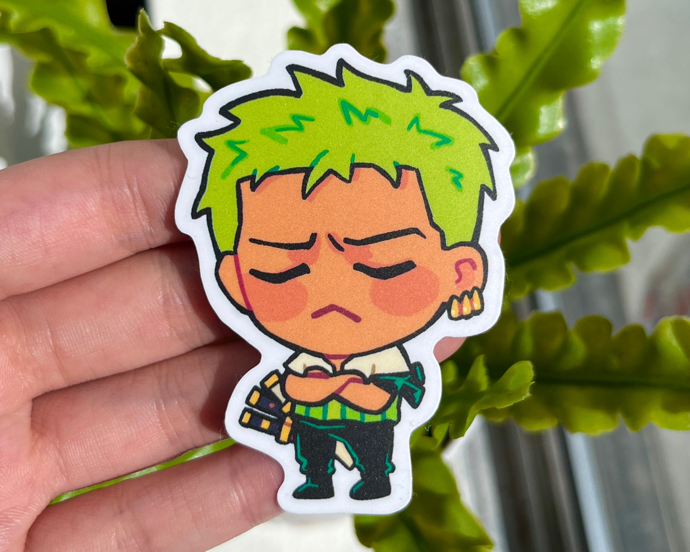 Zoro One piece Sticker for Sale by MULTIFANDOM ART