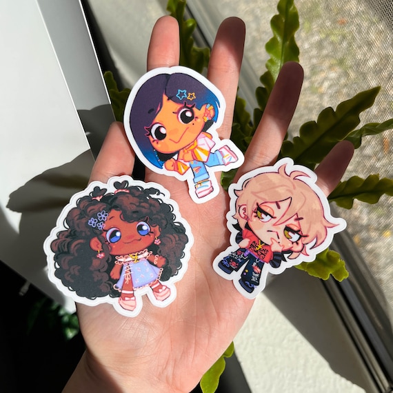 Bestie Squad, Cute Matte Vinyl Waterproof Diecut Stickers | Water Bottle Laptop Sticker | Journaling Sticker