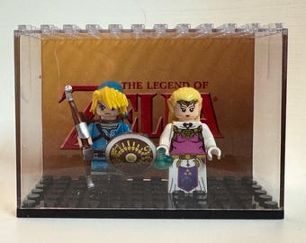 Legend Of Zelda Custom Minifigures With Included Custom Display