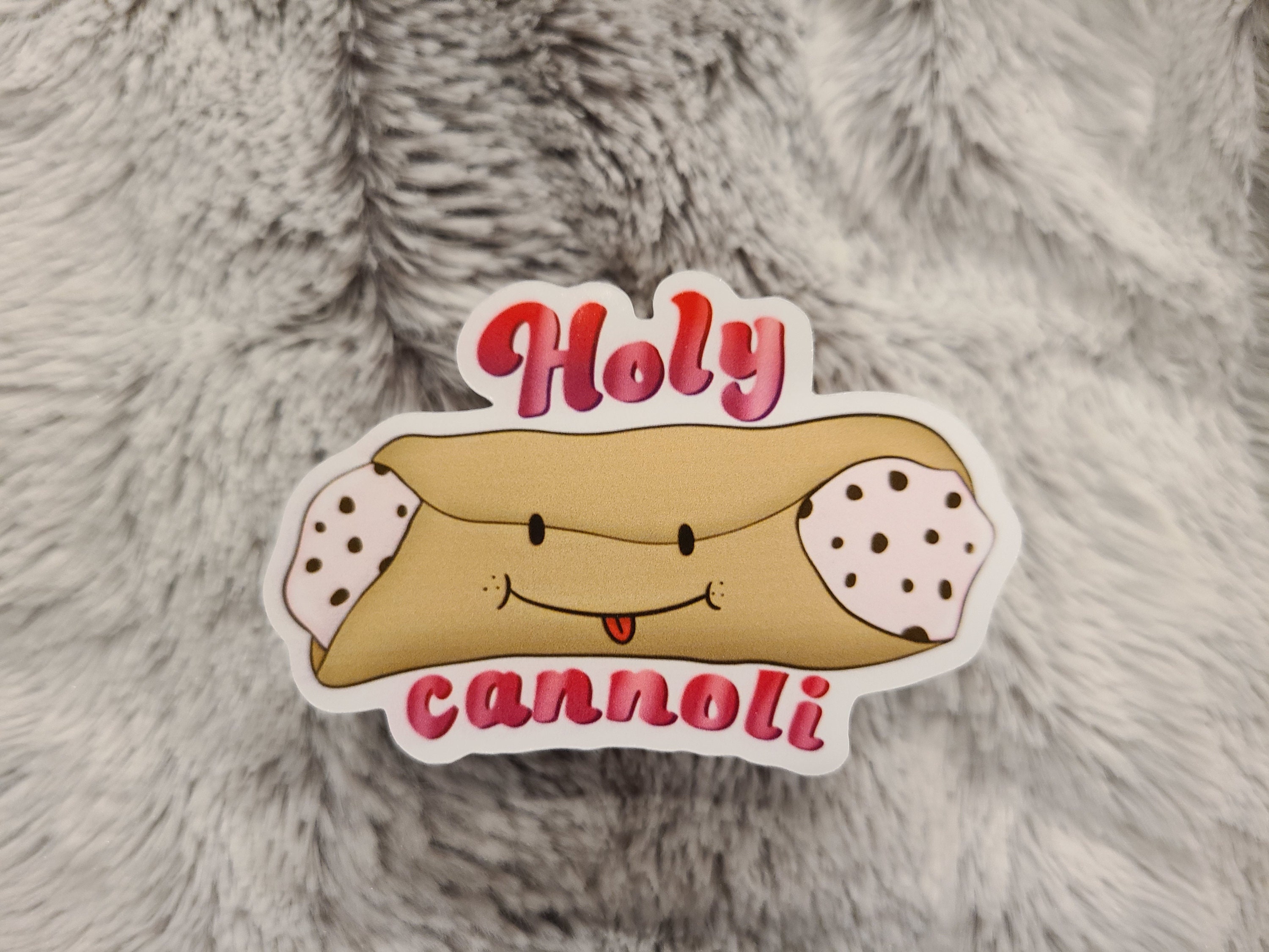 Holy Cannoli Die Cut Sticker - Etsy