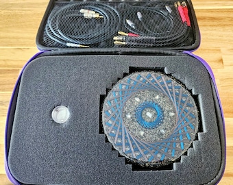 CUSTOM CS-9, PEMF, 432 windings, Orgonite Rodin Coil Plate w/ 300W Amplifier, Dual-Channel for Frequency App, Energy Wellness Kit