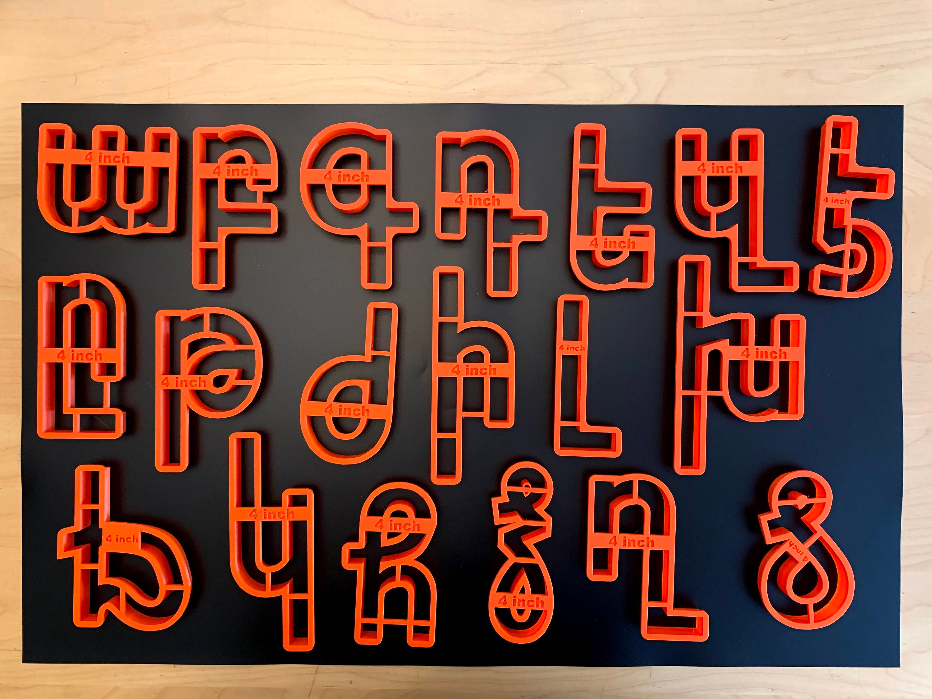 Complete Set of Armenian Alphabet Lowercase Handwriting Font Etsy