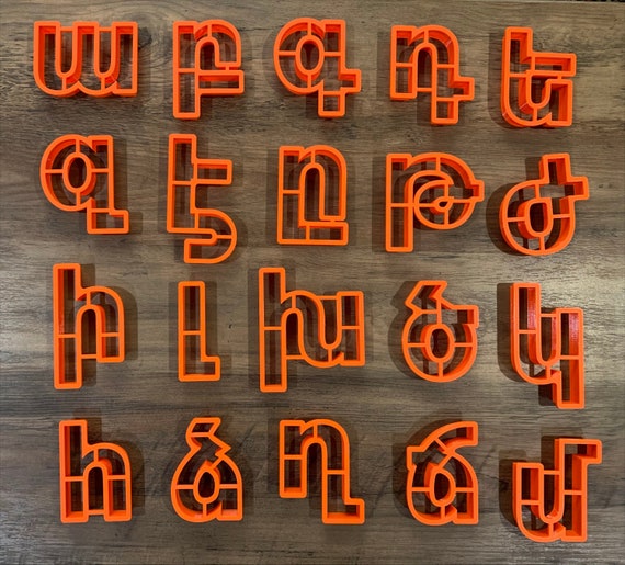 Armenian Alphabet Mold 