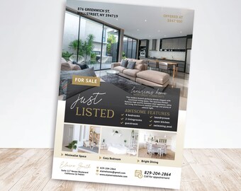 Flyer Neues Haus Etsy