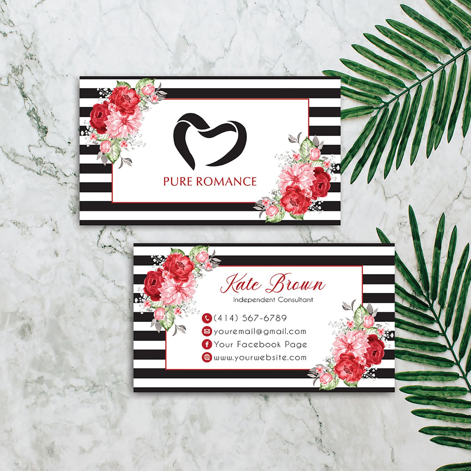 Personalized Pure Romance Business Card Custom Pure Romance | Etsy