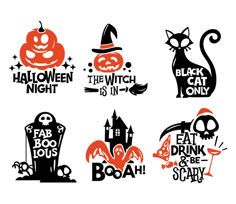 30 Cute Halloween SVG Bundle Halloween Shirts Witch SVG | Etsy
