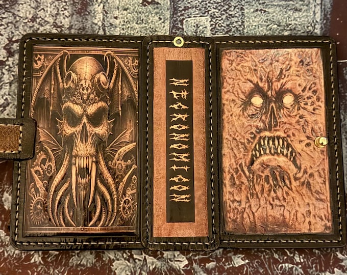 Necronomicon - leather journal from Evil Dead movie(phone case as an option)