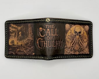 The Call of Cthulhu wallet with 6 cardholders
