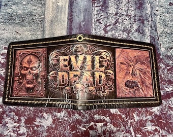 Necronomicon Wallet  - six cardholders, pocket for the cash and two small pockets.
