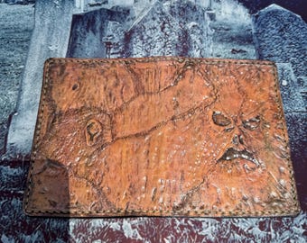 Necronomicon passport cover with pockets and cardholders(wallet or journal cover as an option)