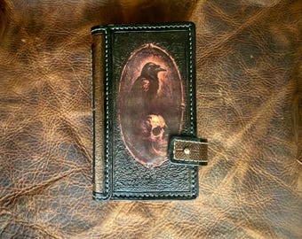 Raven phonecase with pocket and cardholders ( for any phones per order)