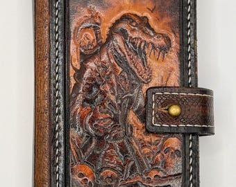 SteamPunk Alligator theme phonecase with 6 carholders and pockets ( i can customize for any phones)