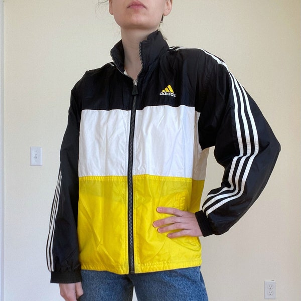 90s Adidas Hooded Track Jacket