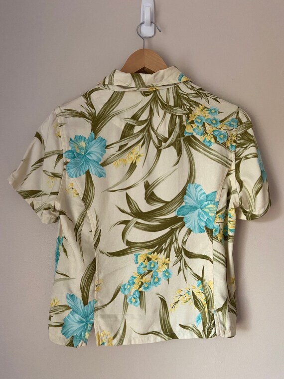 Vintage 80s Floral Island Shirt - image 3