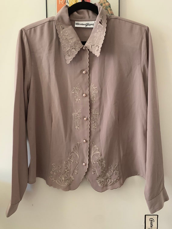 NWT Vintage Christine Gerard Blouse - image 2