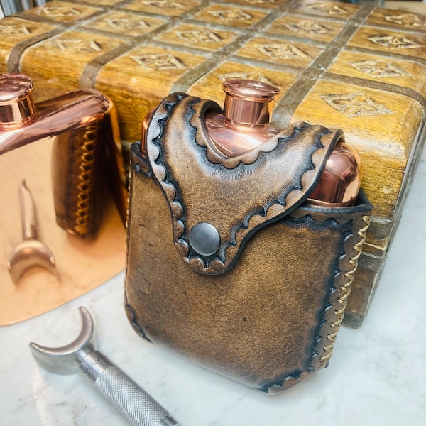 Flask Holder Etsy
