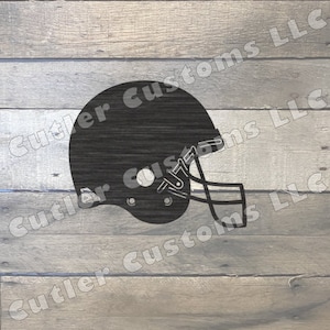 Football Helmet / .dxf .svg digital download laser cnc plasma router waterjet / bar / mancave / garage / dad / shop / sports