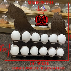EGG organizer / NESTING HEN / Kitchen / Egg Organization / Homestead / Farm / Fresh Eggs/ Gifts / Chickens