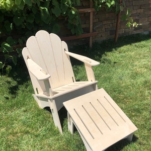 Modirondack ™ matching Adirondack footstool image 4