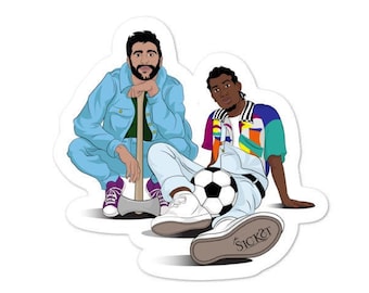 Portland Timbers Iconic Soccer Duo – Vinyl Sticker - "Los Diegos"
