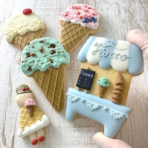 Fiocco] Market cart cookie cutter (00377)