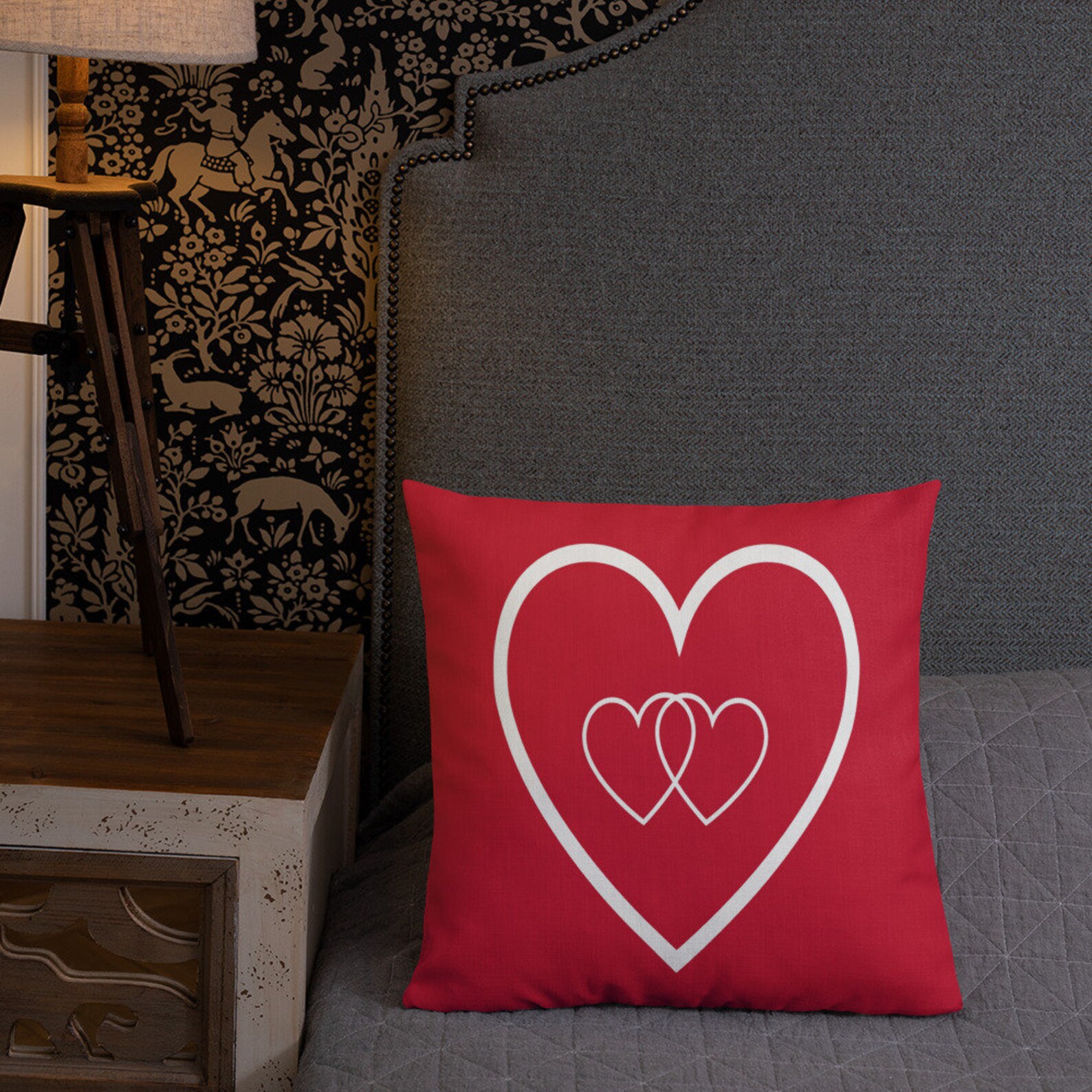 Love Message Pillow for Her Heart Pillow Cover Etsy