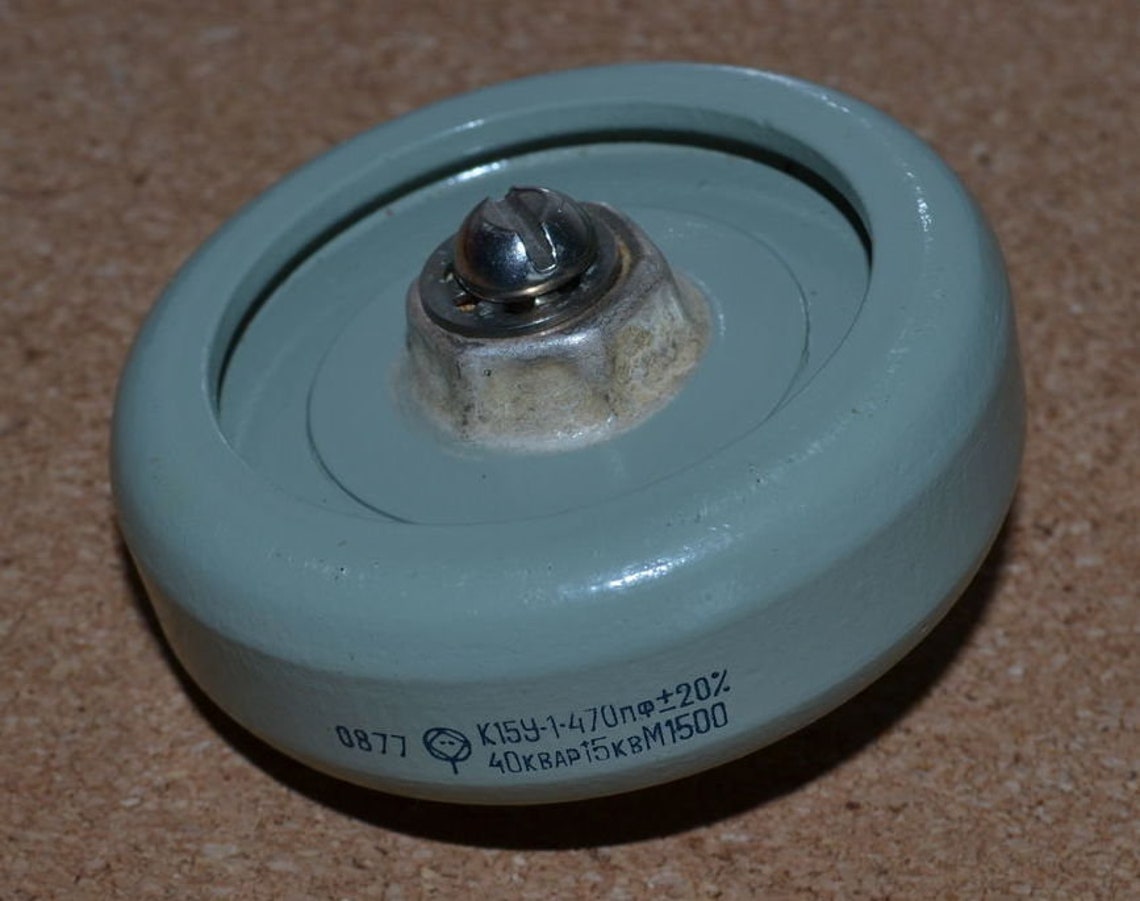 2 pcs 470pF 15kV 40kVAR K15Y1 Ceramic HV Doorknob Capacitors Etsy