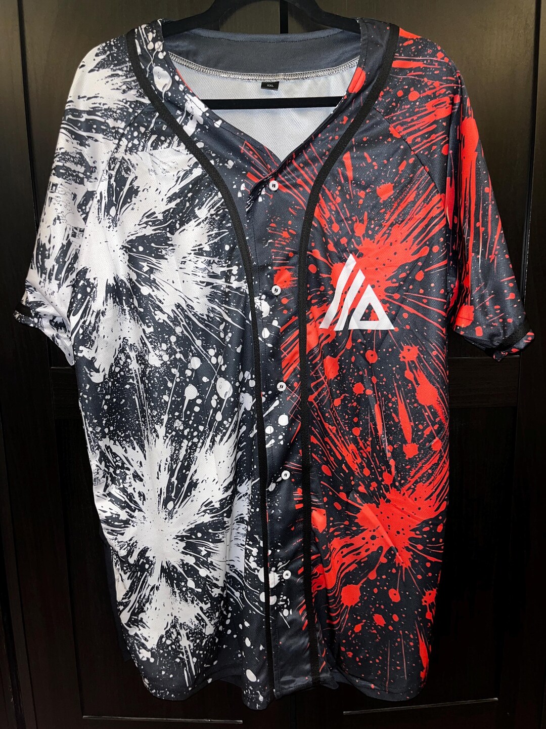 Atliens Inspired Space Dads Half/half Baseball Rave Festival Jersey ...