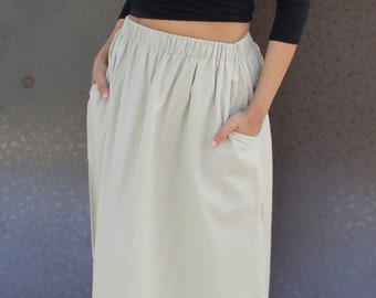 Long Linen skirt, Maxi skirts for women, Plus size skirt, full length skirt, Bohemian Maxi Skirt, Hippy Long Skirt, Ready to Ship, Sale