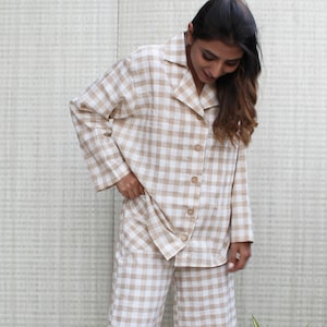 Gingham Pajamas Etsy Canada