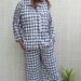 Linen Two Piece Set, Linen Shirt and Pajama Set, Linen Lounge wear, Bridesmaids Pajamas, Linen Pajama Set, Linen Sleepwear, Linen Pajamas 